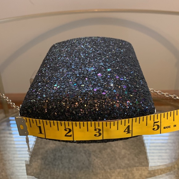 Lulu Townsend Glitter Crossbody Evening Bag - Picture 8 of 16